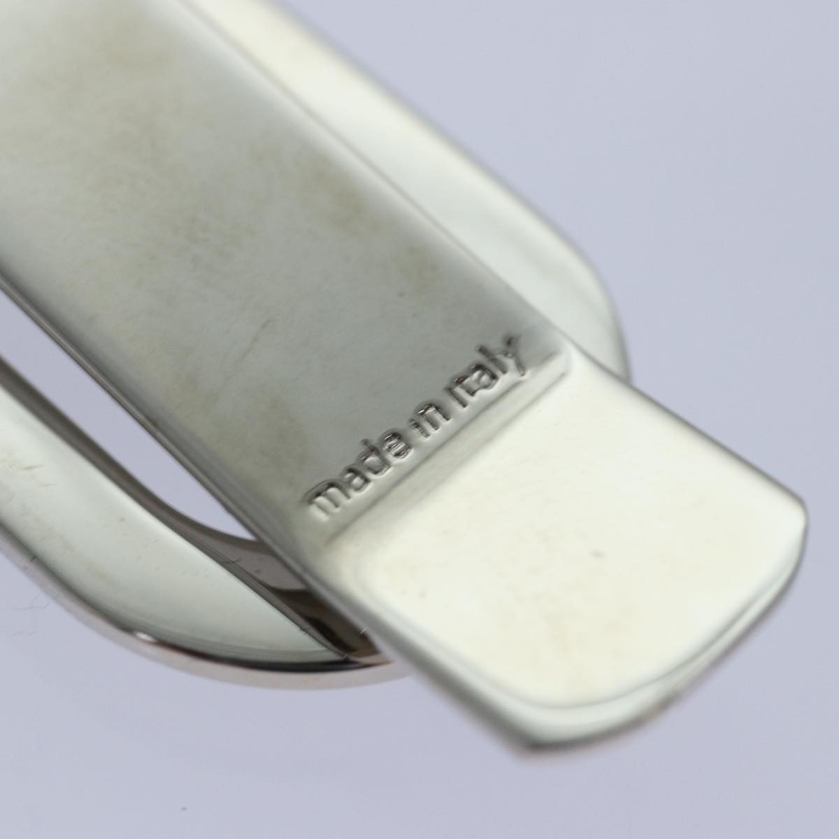GUCCI Money Clip metal Silver am6487A