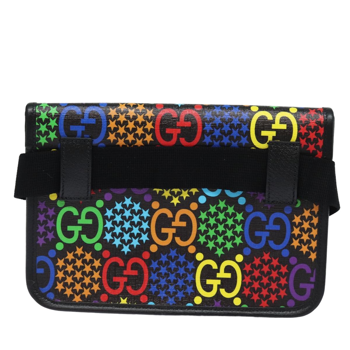 GUCCI GG Psychedelic Body Bag PVC Leather Multicolor 598113 am6503A