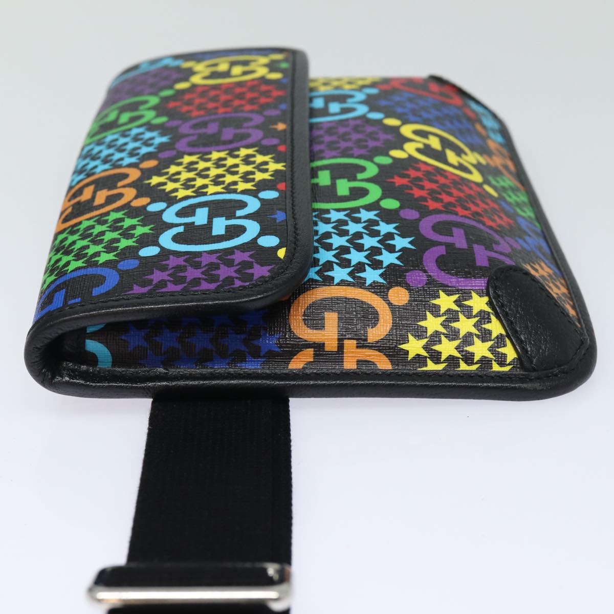 GUCCI GG Psychedelic Body Bag PVC Leather Multicolor 598113 am6503A