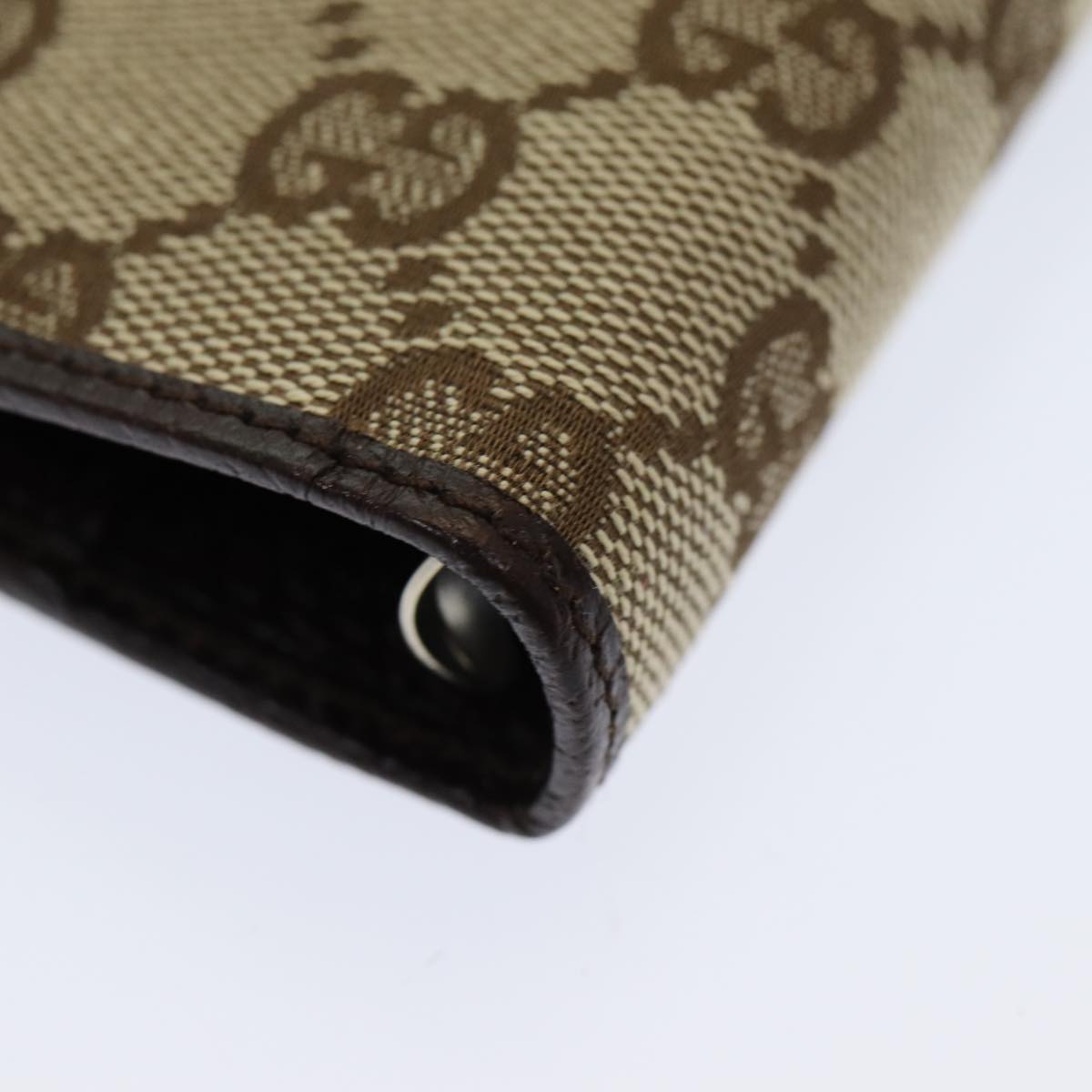 GUCCI GG Canvas Day Planner Cover Beige 115240 am6515