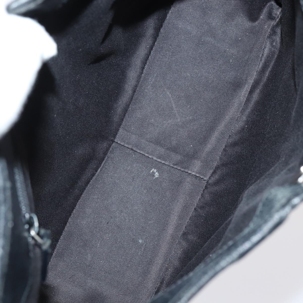 GUCCI GG Canvas Hand Bag Black 113012 am6614