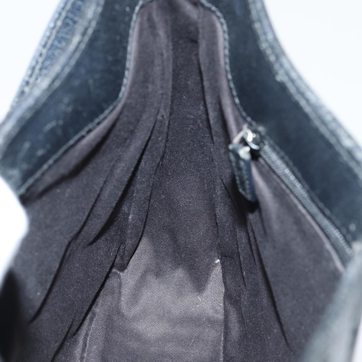 GUCCI GG Canvas Hand Bag Black 113012 am6614