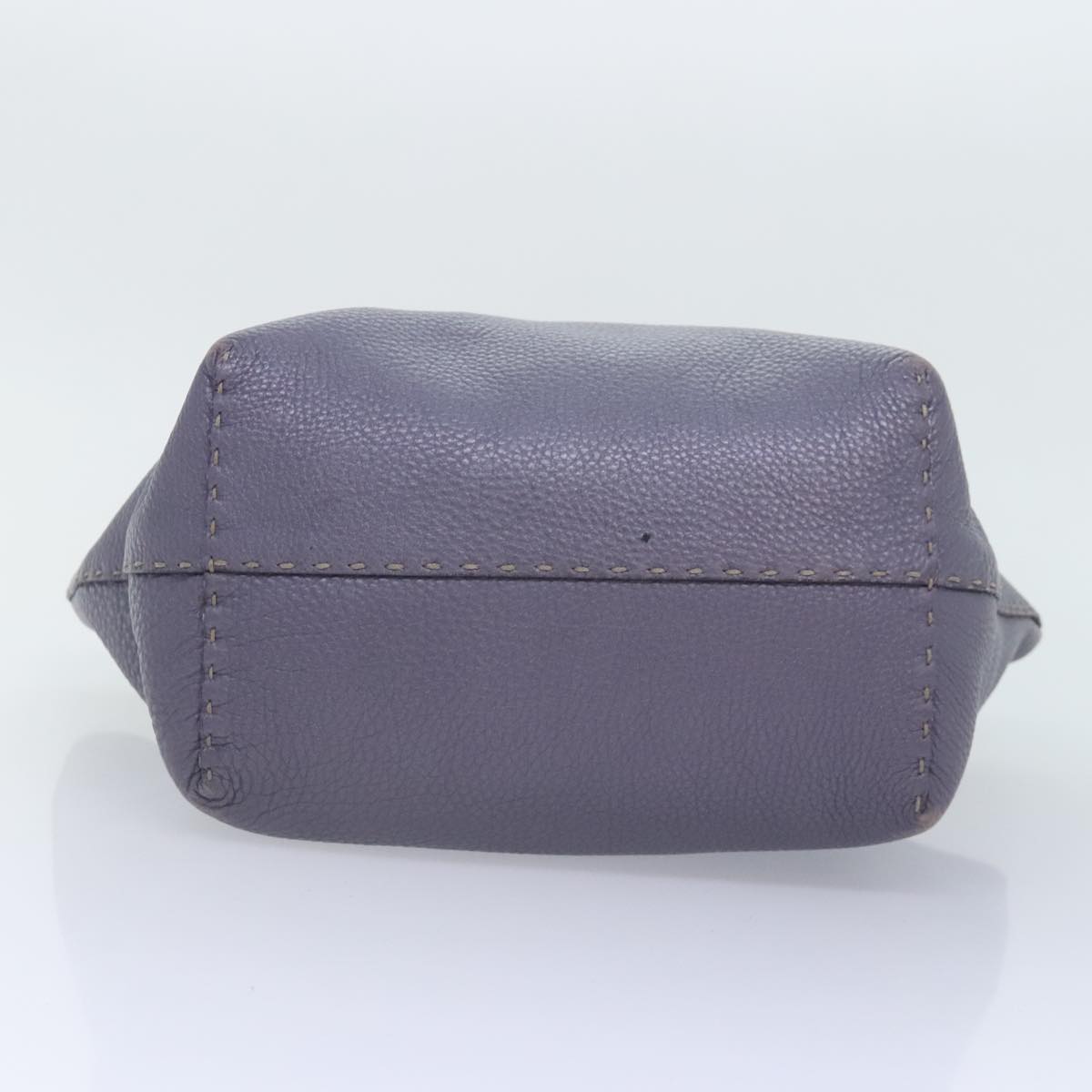 FENDI Celeria Tote Bag Leather Purple am6831