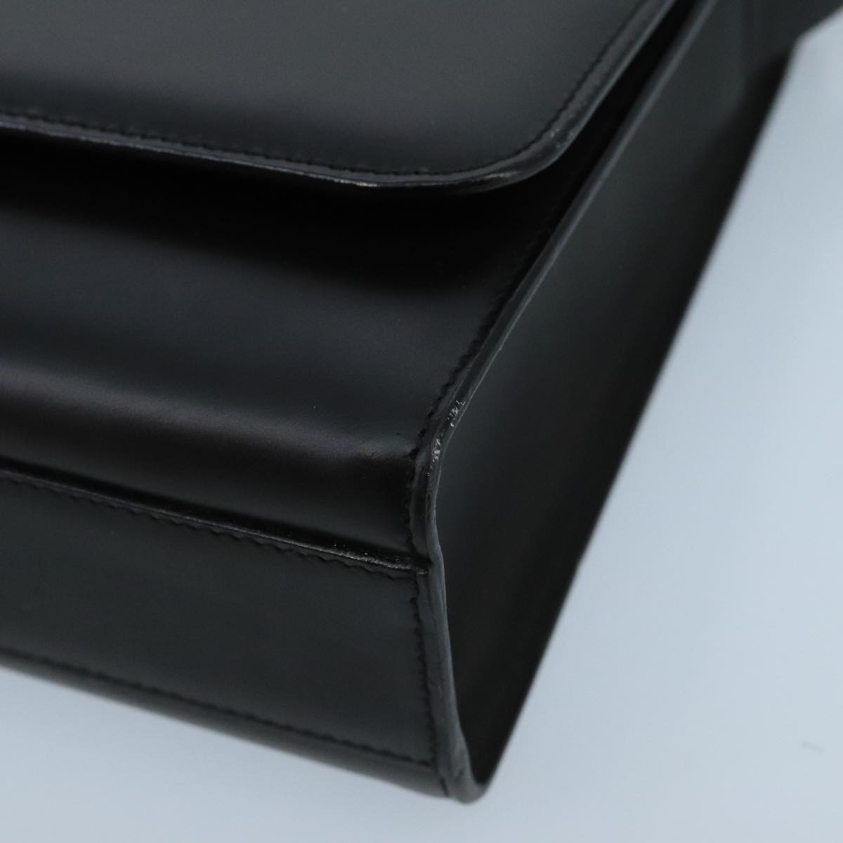 GUCCI Shoulder Bag Leather Black am7127