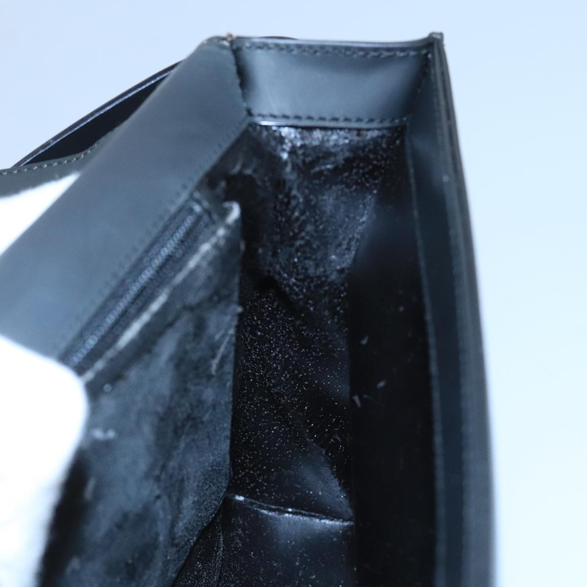 GUCCI Shoulder Bag Leather Black am7127