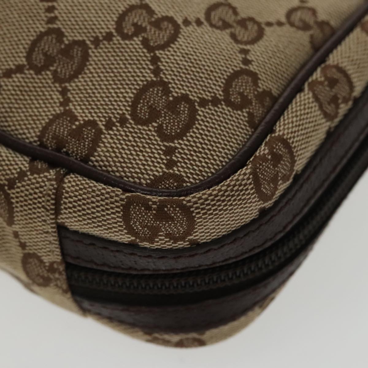 GUCCI GG Canvas Pouch Beige am7191