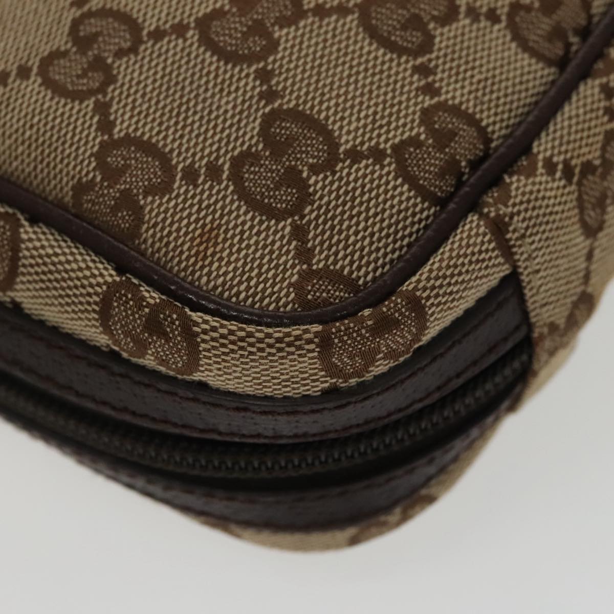 GUCCI GG Canvas Pouch Beige am7191