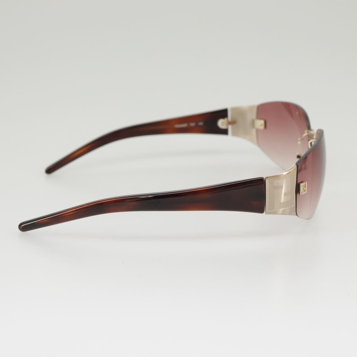 FENDI Sunglasses Plastic Pink Silver am7300