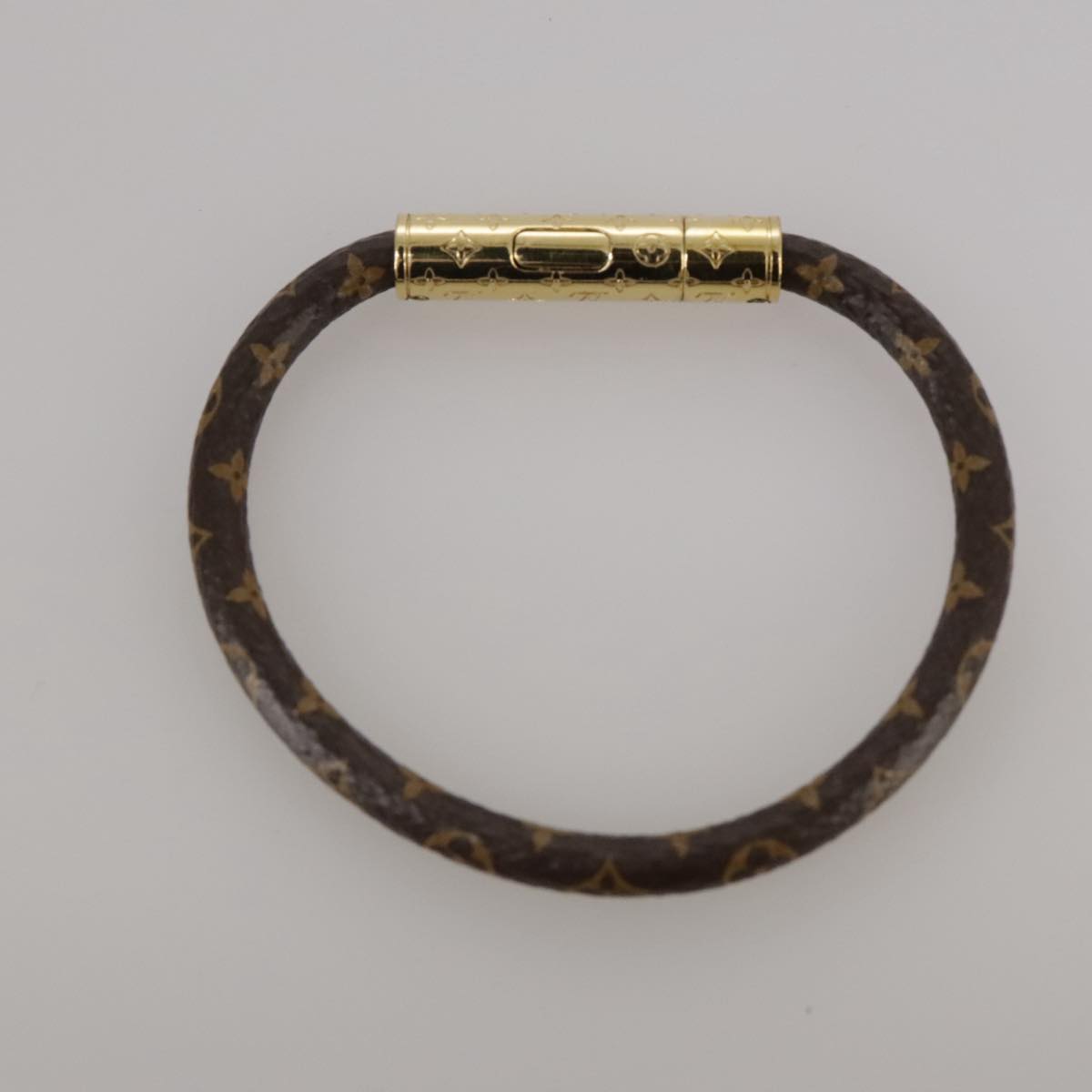 LOUIS VUITTON Monogram LV Confidential Bracelet M8274F LV am7322