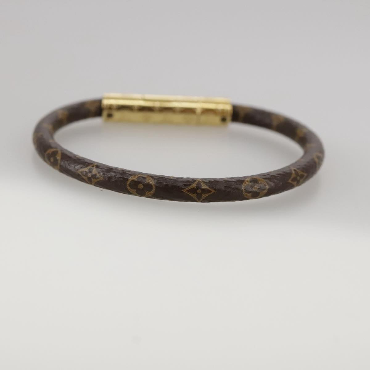 LOUIS VUITTON Monogram LV Confidential Bracelet M8274F LV am7322