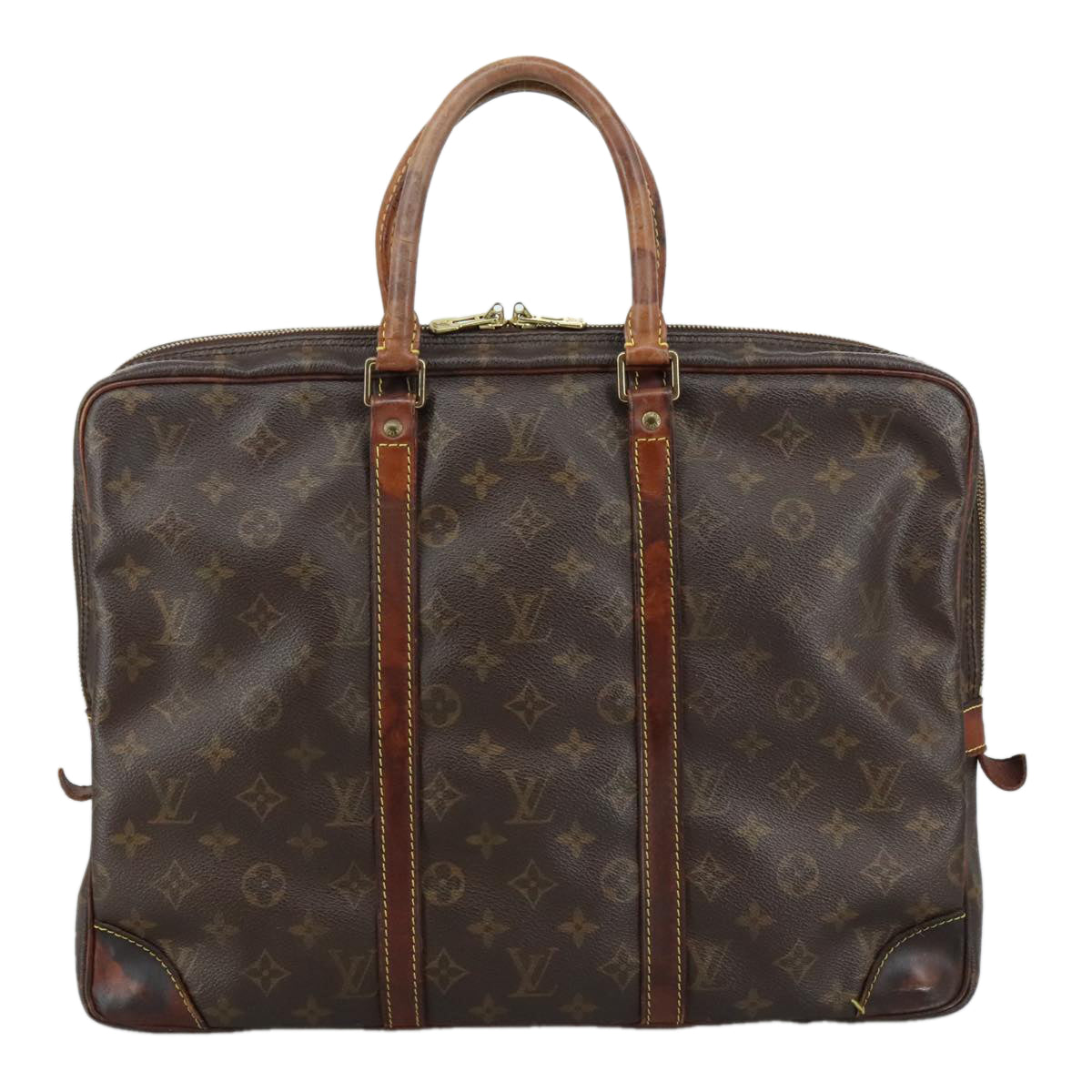 LOUIS VUITTON Monogram Porte Documents Voyage Business Bag M52005 am7324