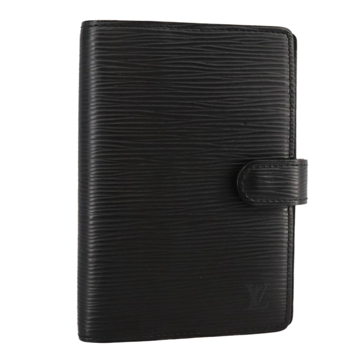 LOUIS VUITTON Epi Agenda PM Day Planner Cover Black R20052 LV am7326