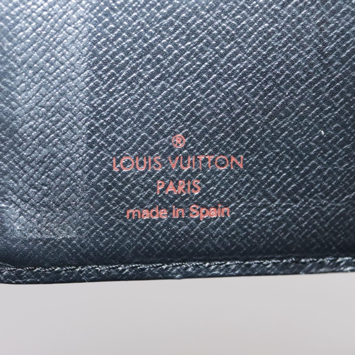 LOUIS VUITTON Epi Agenda PM Day Planner Cover Black R20052 LV am7326