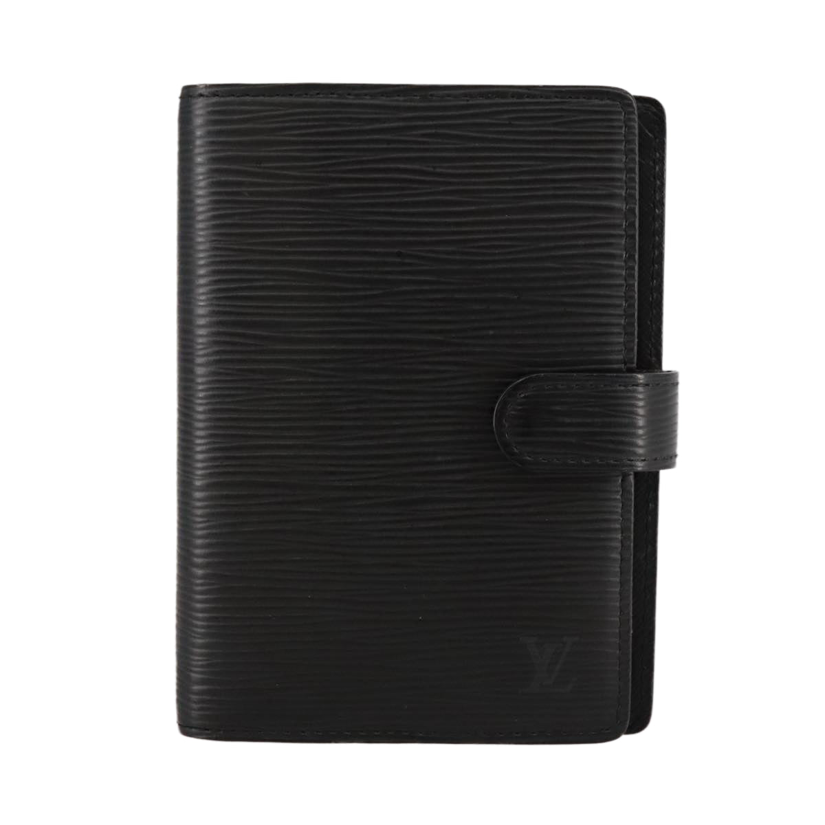 LOUIS VUITTON Epi Agenda PM Day Planner Cover Black R20052 LV am7326