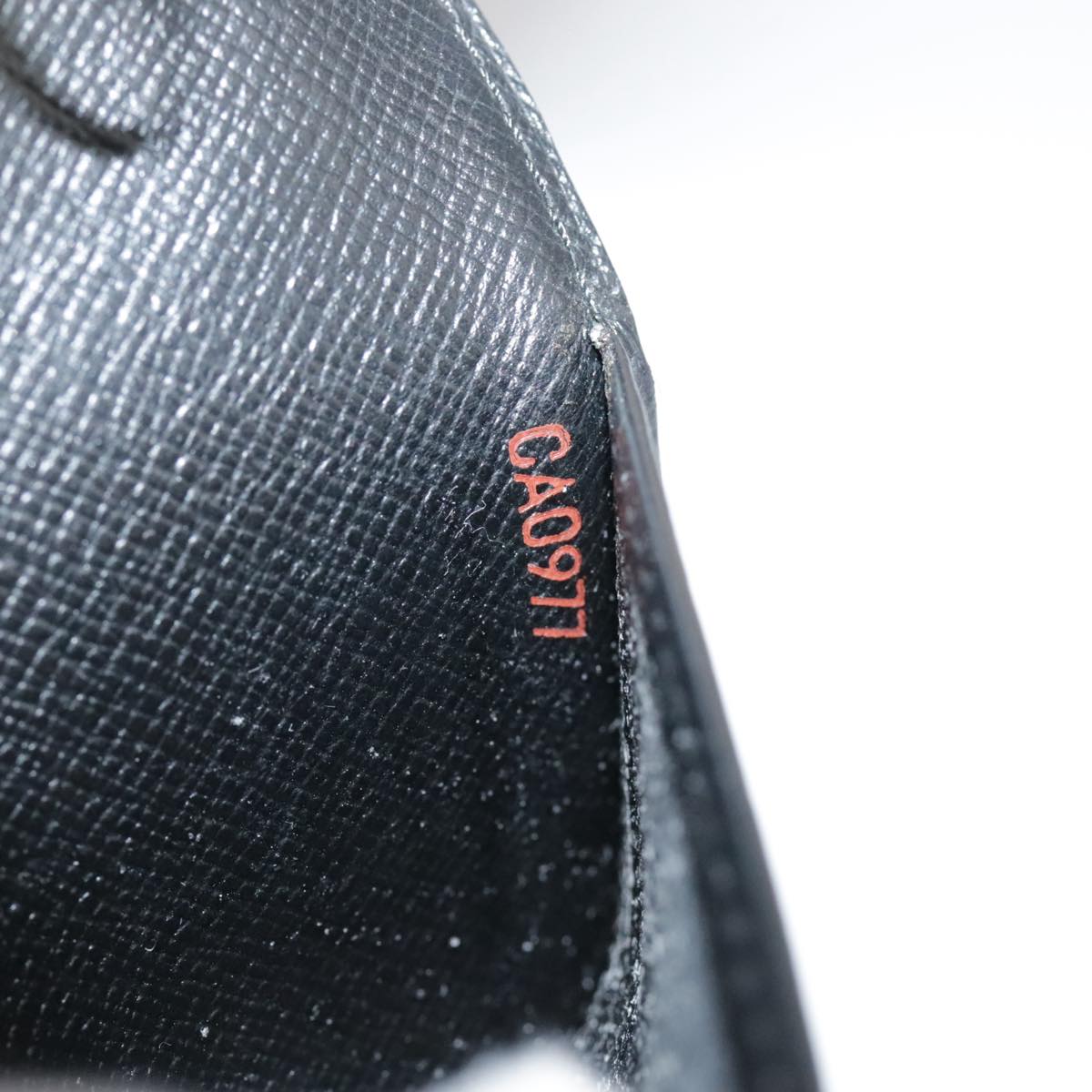 LOUIS VUITTON Epi Agenda PM Day Planner Cover Black R20052 LV am7326
