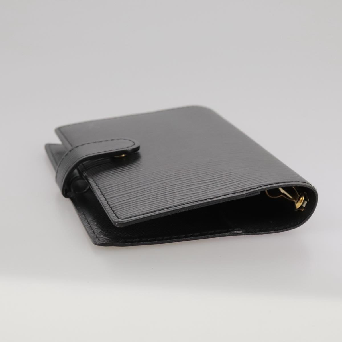 LOUIS VUITTON Epi Agenda PM Day Planner Cover Black R20052 LV am7326
