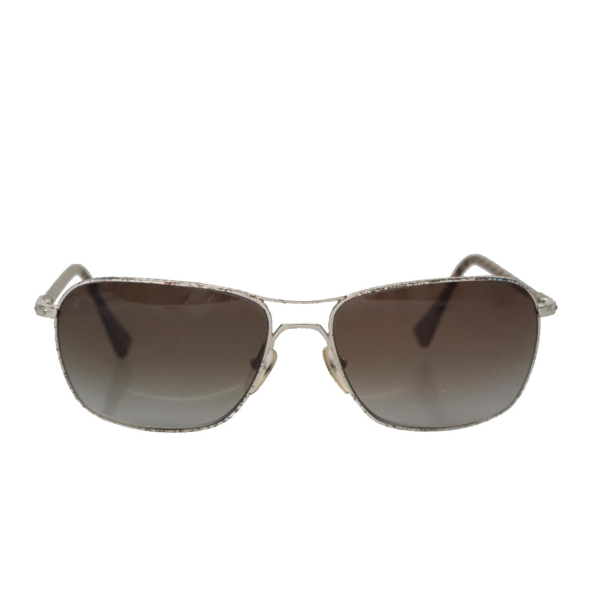 LOUIS VUITTON Damier Conspiration Sunglasses metal Brown Z0035U LV am7330