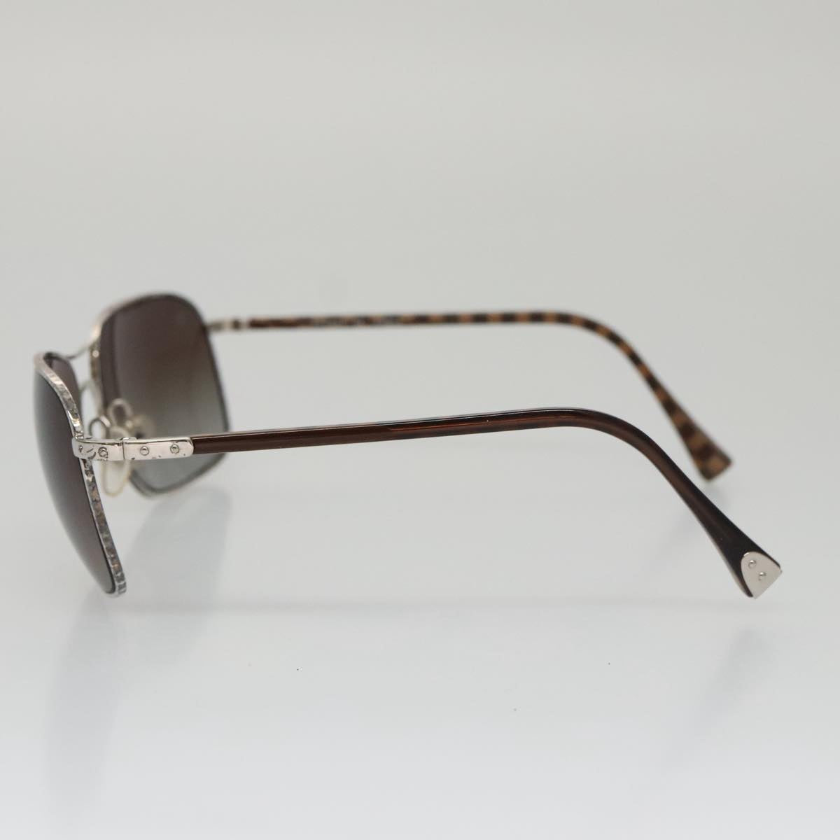 LOUIS VUITTON Damier Conspiration Sunglasses metal Brown Z0035U LV am7330