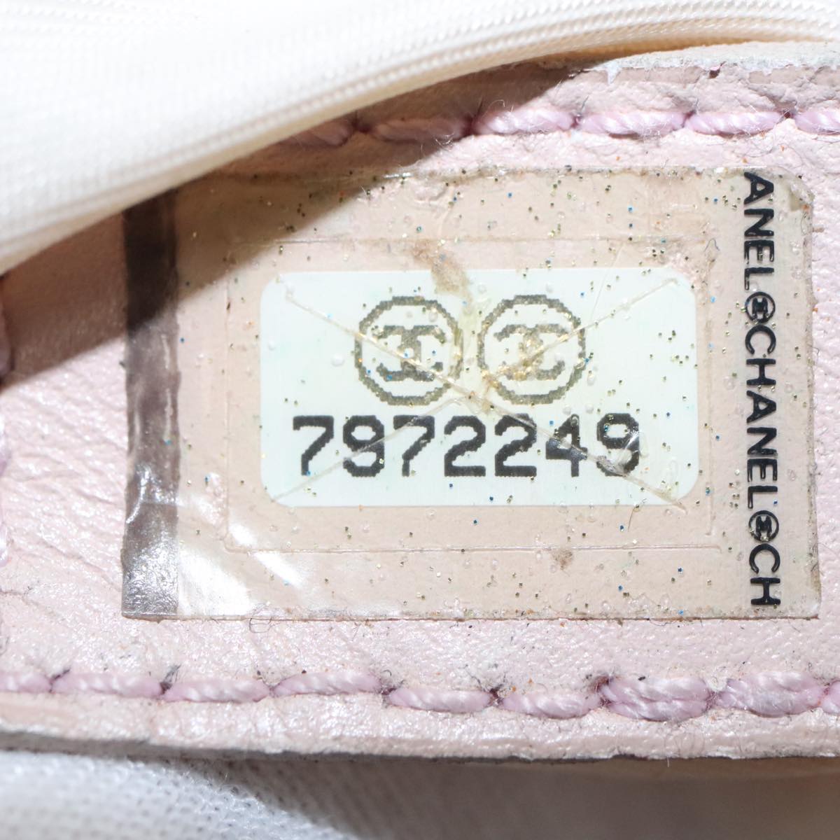 CHANEL New Travel line Tote Bag Nylon Pink CC am7343
