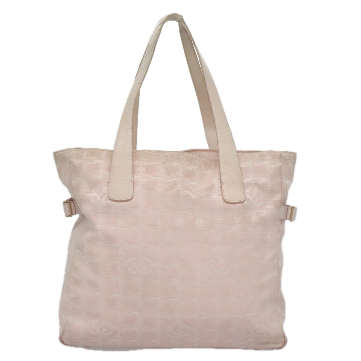 CHANEL New Travel line Tote Bag Nylon Pink CC am7343