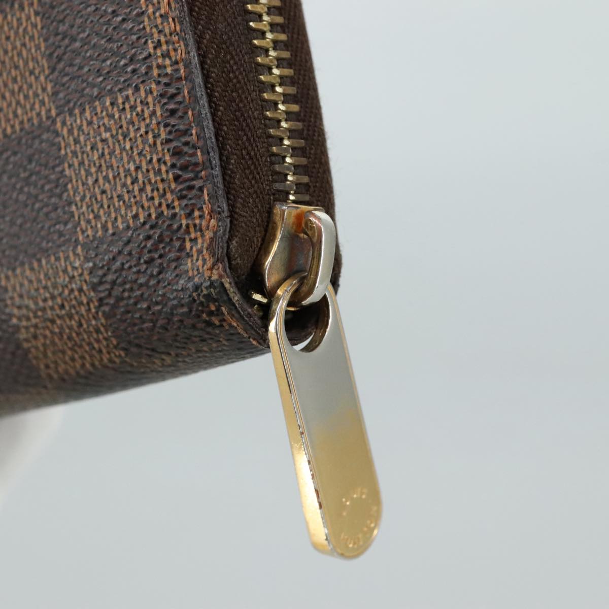 LOUIS VUITTON Damier Ebene Zippy Wallet Long Wallet N41661 LV am7351