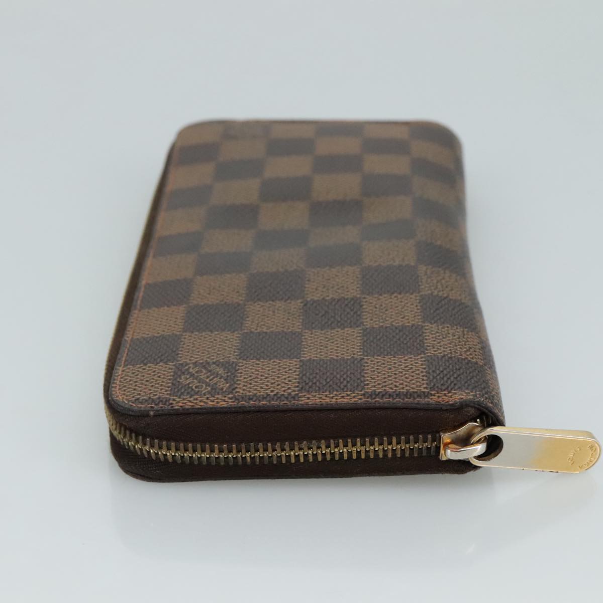 LOUIS VUITTON Damier Ebene Zippy Wallet Long Wallet N41661 LV am7351