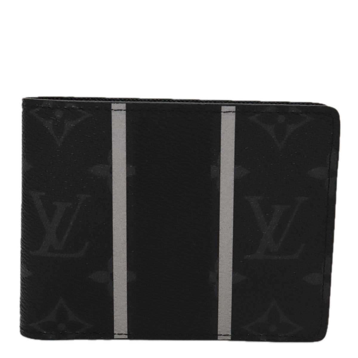 LOUIS VUITTON Eclipse Fragment Portefeuille Multipull Wallet M64439 am7354A