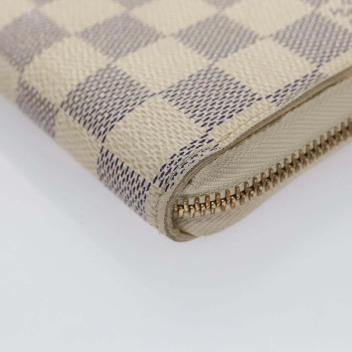 LOUIS VUITTON Damier Azur Zippy Wallet Long Wallet N63503 LV am7359
