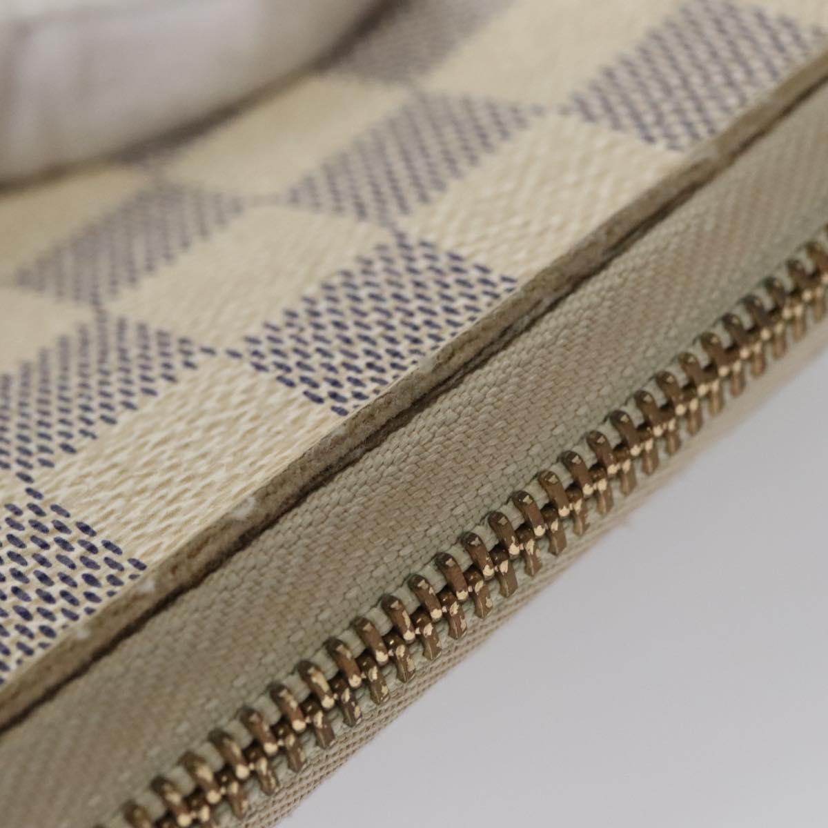 LOUIS VUITTON Damier Azur Zippy Wallet Long Wallet N63503 LV am7359