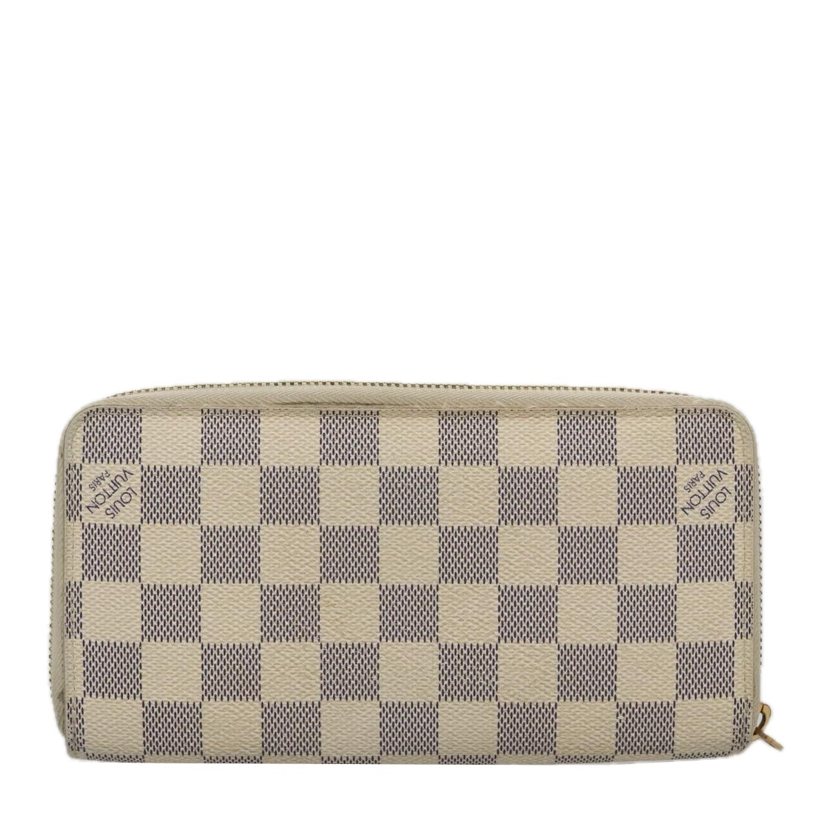 LOUIS VUITTON Damier Azur Zippy Wallet Long Wallet N63503 LV am7359