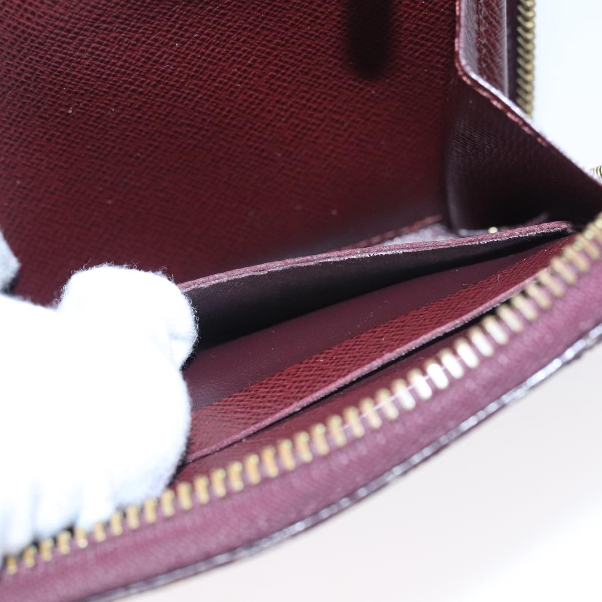 LOUIS VUITTON Damier Piet Zippy Wallet Long Wallet N63174 LV am7360