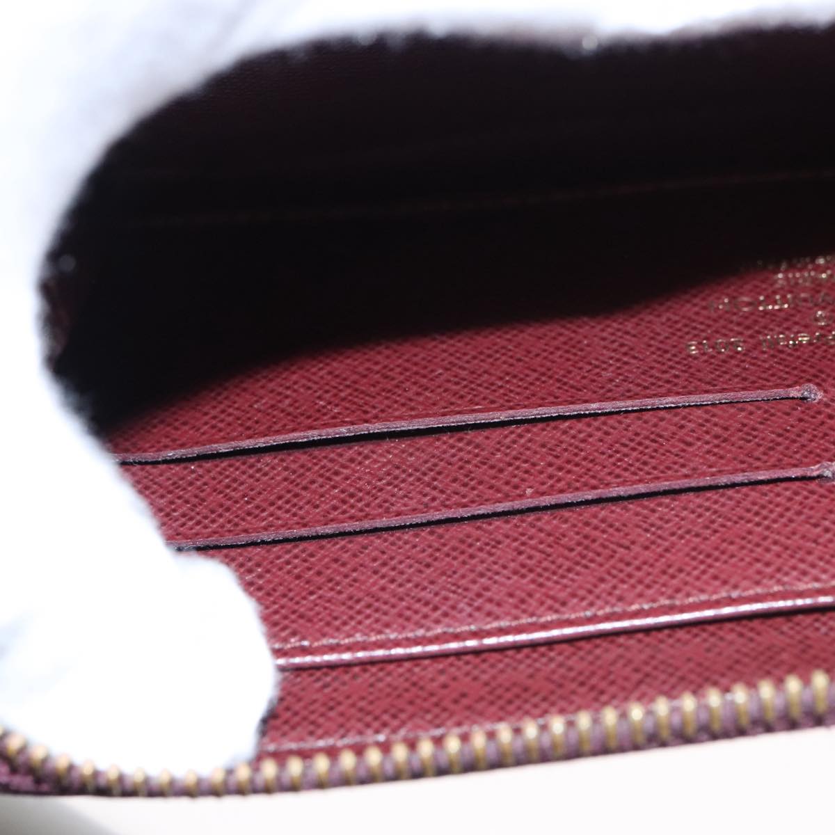 LOUIS VUITTON Damier Piet Zippy Wallet Long Wallet N63174 LV am7360
