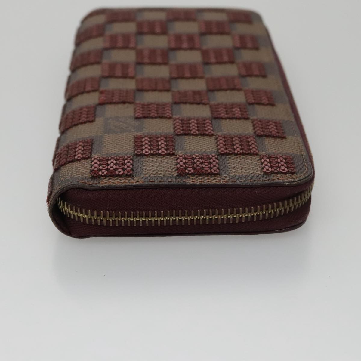 LOUIS VUITTON Damier Piet Zippy Wallet Long Wallet N63174 LV am7360