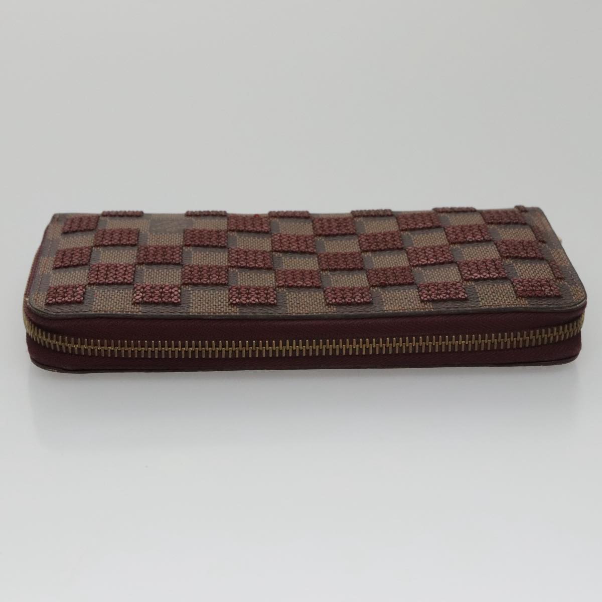 LOUIS VUITTON Damier Piet Zippy Wallet Long Wallet N63174 LV am7360