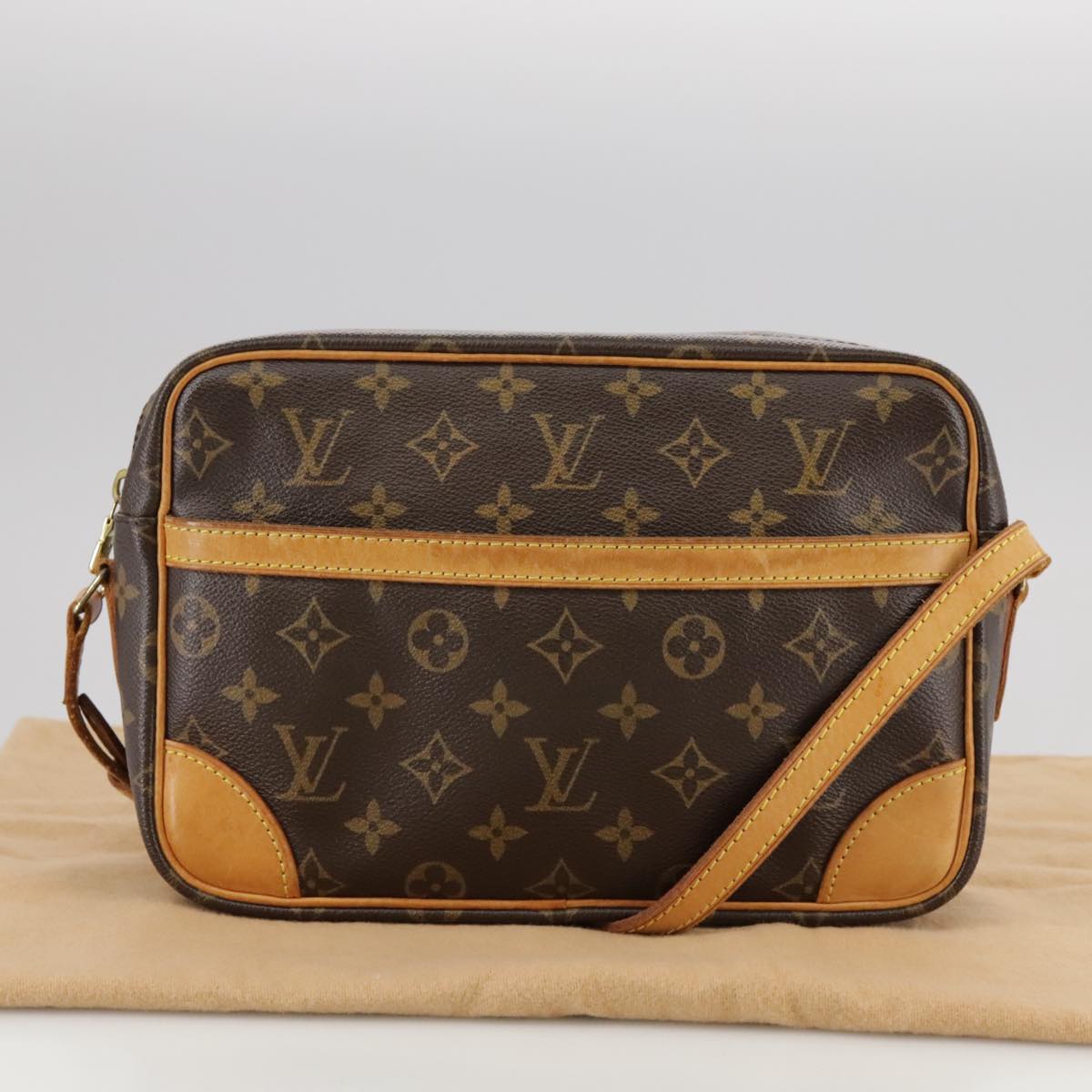 LOUIS VUITTON Monogram Trocadero 27 Shoulder Bag M51274 LV am7398