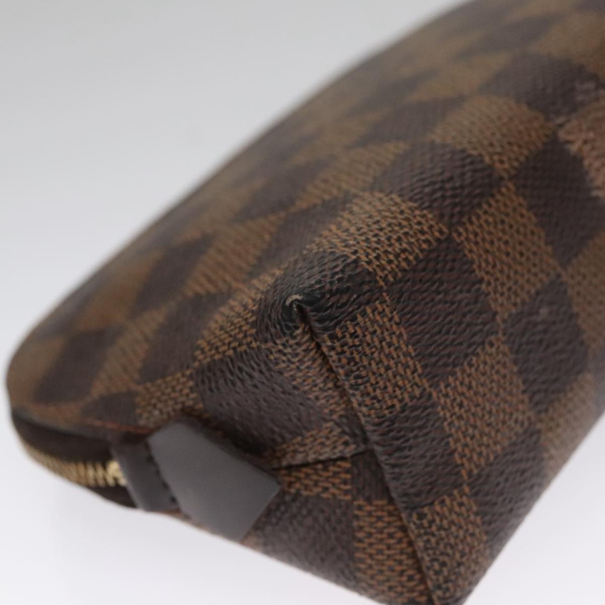 LOUIS VUITTON Damier Ebene Pochette Cosmetic PM Pouch N47516 LV am7399