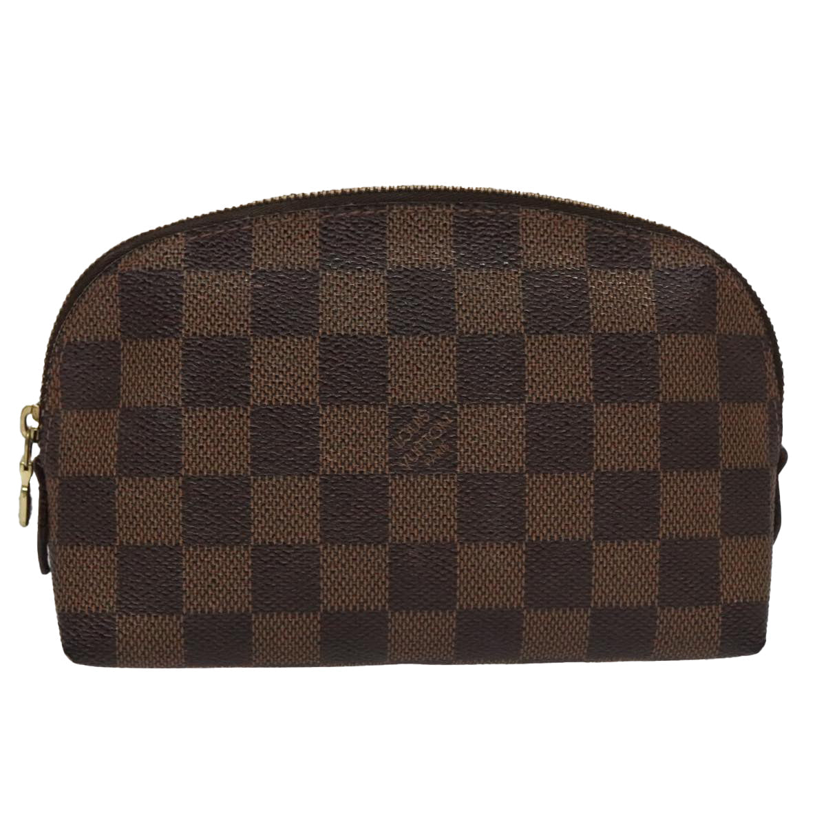 LOUIS VUITTON Damier Ebene Pochette Cosmetic PM Pouch N47516 LV am7399