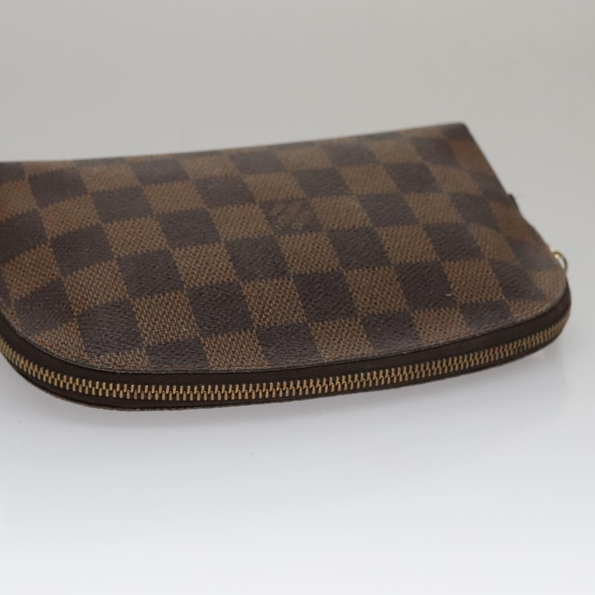 LOUIS VUITTON Damier Ebene Pochette Cosmetic PM Pouch N47516 LV am7399
