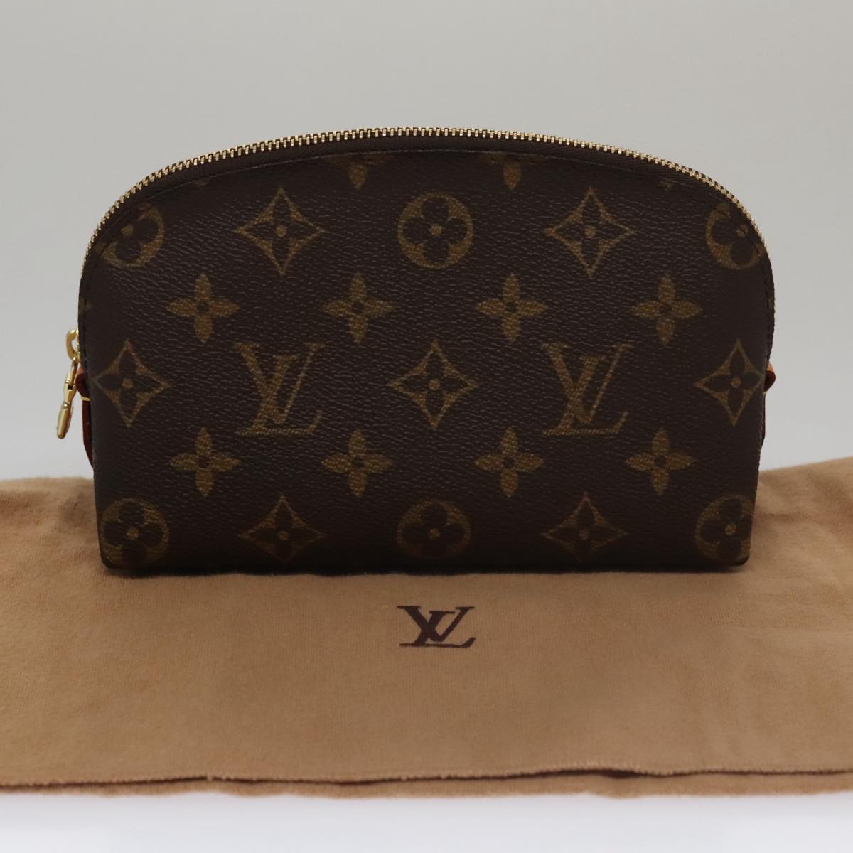 LOUIS VUITTON Monogram Pochette Cosmetic PM Cosmetic Pouch M47515 LV am7401