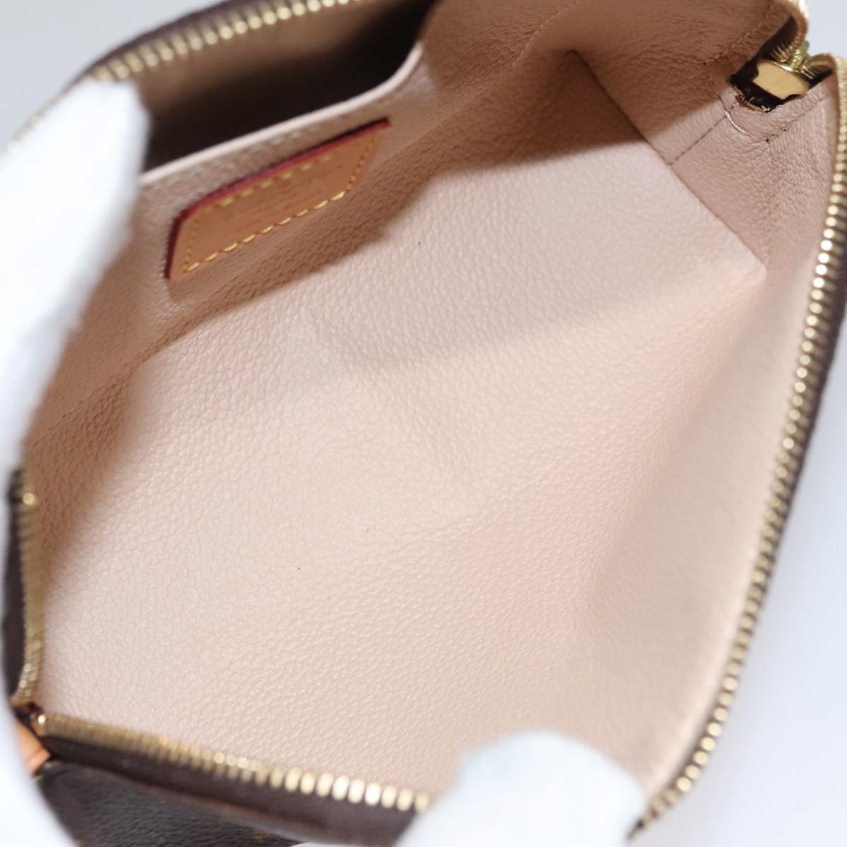LOUIS VUITTON Monogram Pochette Cosmetic PM Cosmetic Pouch M47515 LV am7401