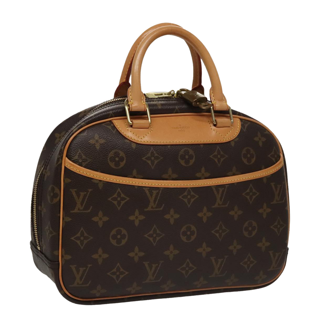 LOUIS VUITTON Monogram Trouville Hand Bag M42228 LV am7435
