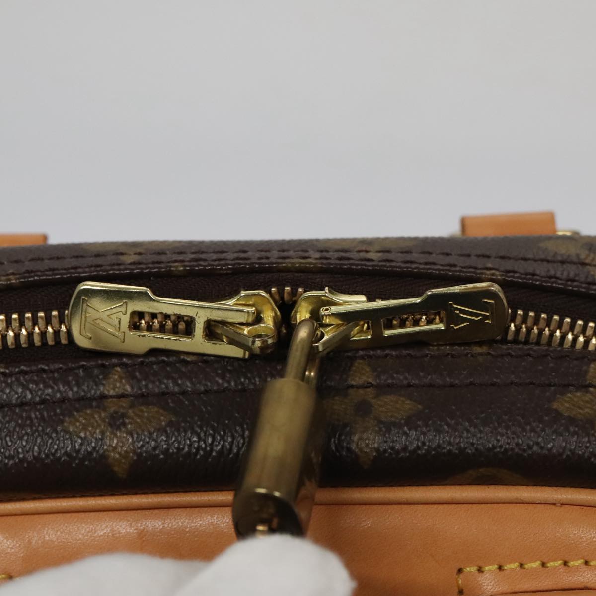 LOUIS VUITTON Monogram Trouville Hand Bag M42228 LV am7435