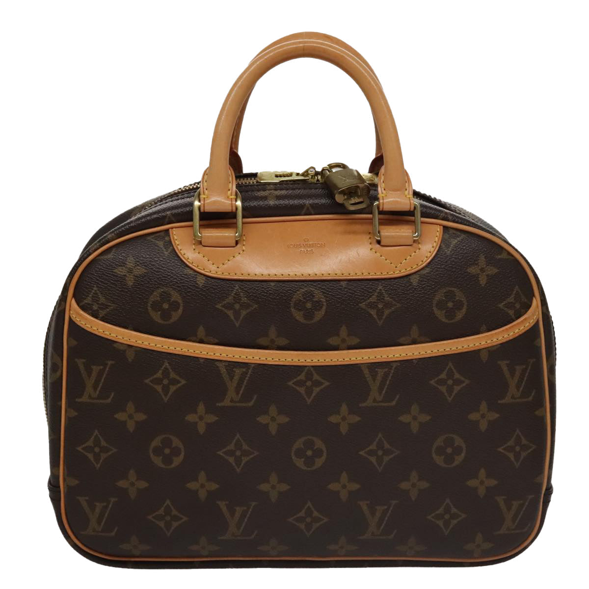 LOUIS VUITTON Monogram Trouville Hand Bag M42228 LV am7435