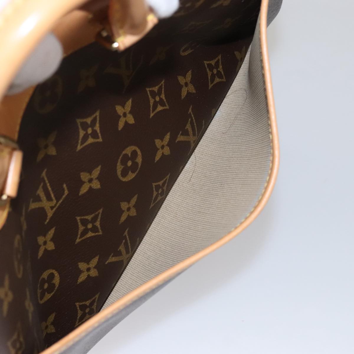 LOUIS VUITTON Monogram Trouville Hand Bag M42228 LV am7435
