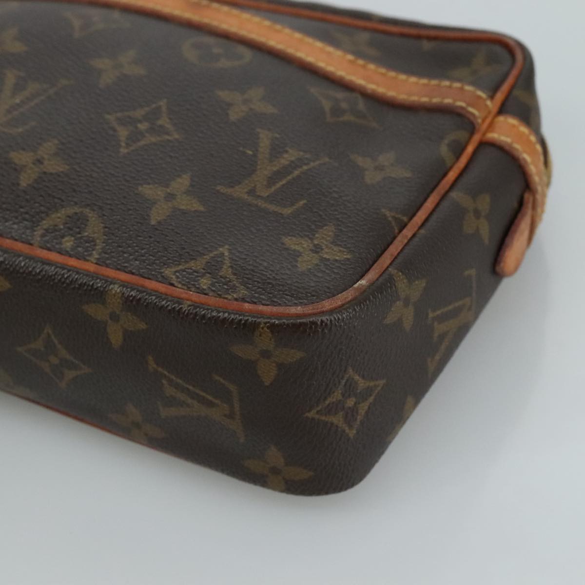 LOUIS VUITTON Monogram Compiegne 23 Clutch Bag M51847 LV am7436