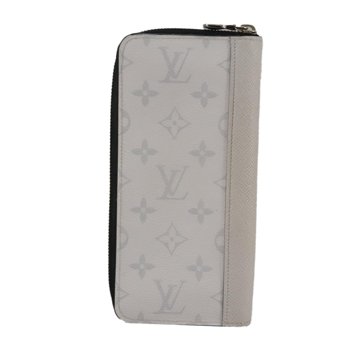 LOUIS VUITTON Taigalama Zippy Wallet Vertical Wallet White M30446 LV am7452