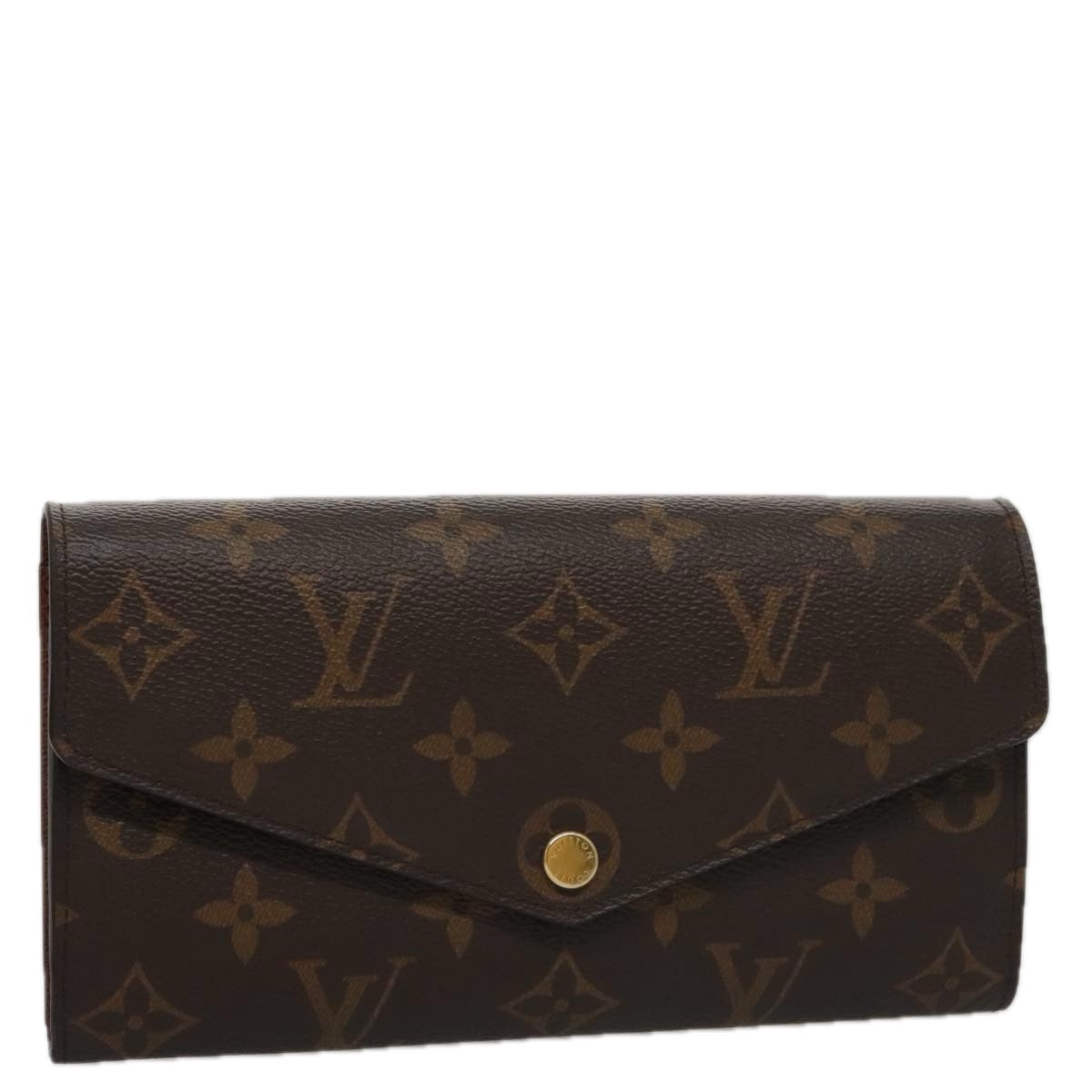 LOUIS VUITTON Monogram Portefeuille Sarah Long Wallet M61734 LV am7453