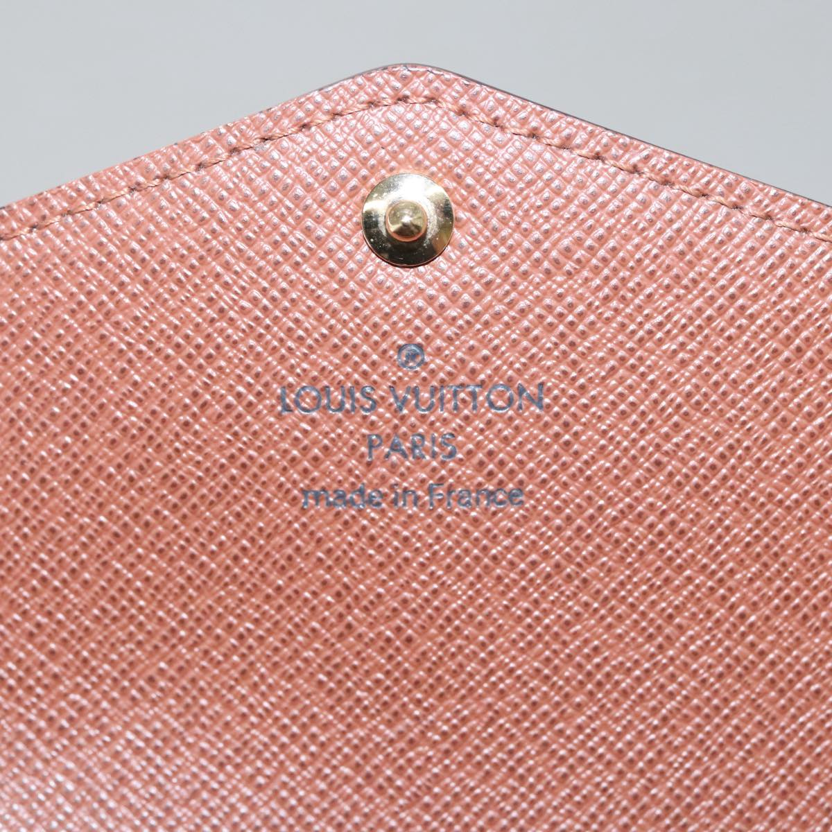 LOUIS VUITTON Monogram Portefeuille Sarah Long Wallet M61734 LV am7453