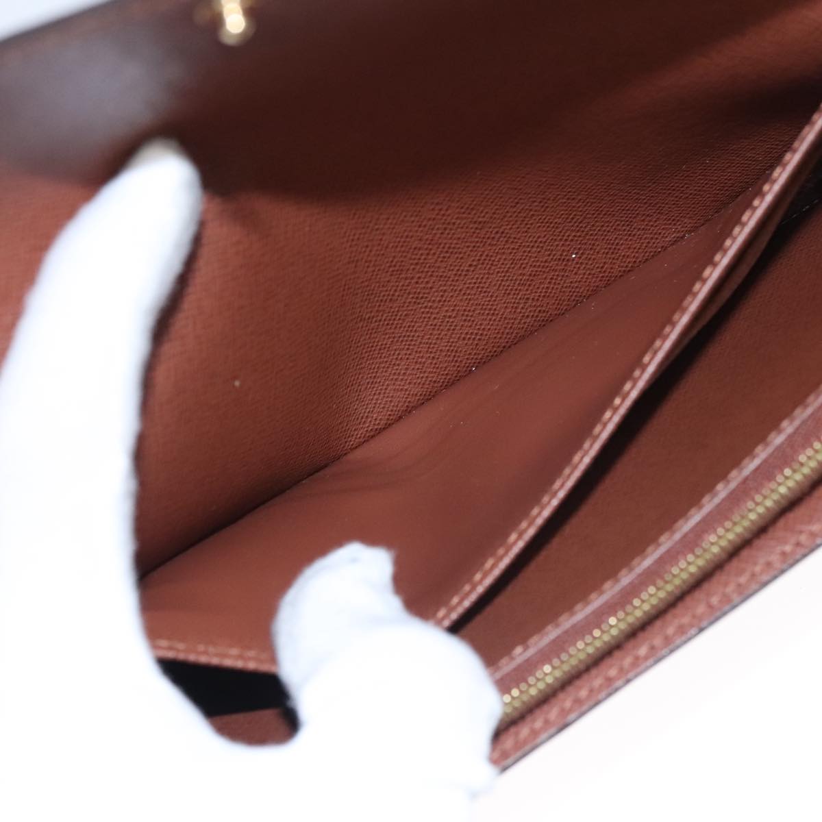 LOUIS VUITTON Monogram Portefeuille Sarah Long Wallet M61734 LV am7453