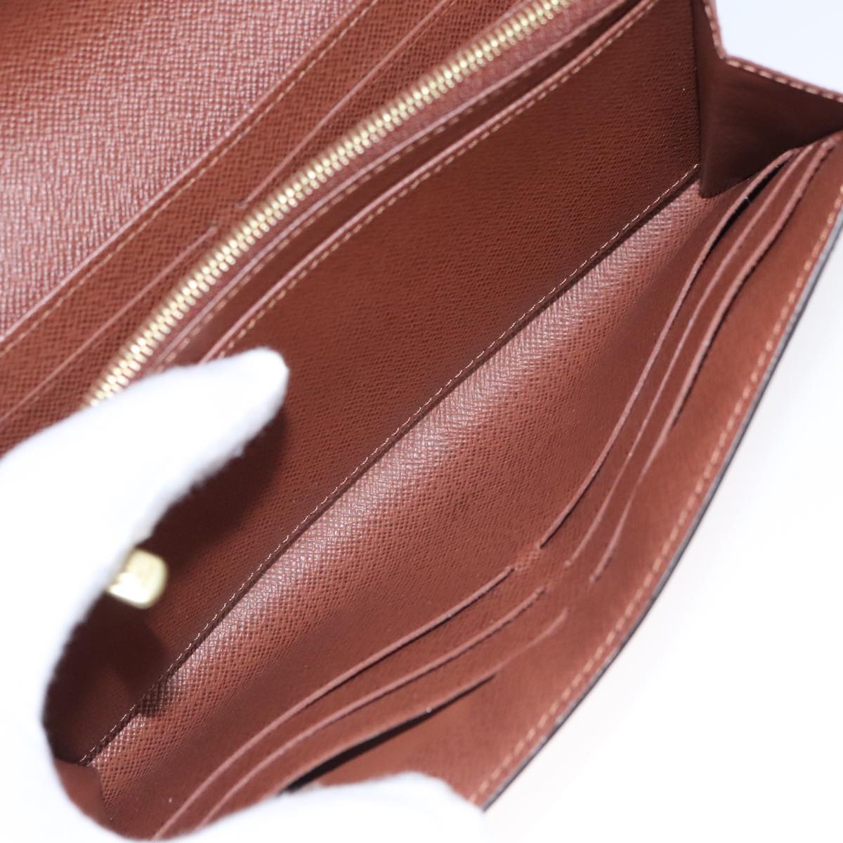 LOUIS VUITTON Monogram Portefeuille Sarah Long Wallet M61734 LV am7453